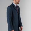 Мужское демисезонное пальто синего цвета. Арт.:1-206-2