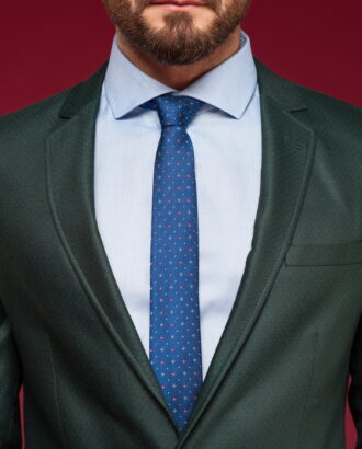 Темно-зеленый приталенный пиджак. Арт.:2-458-5