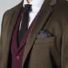 Приталенный пиджак коричневого цвета. Арт.:2-002-1