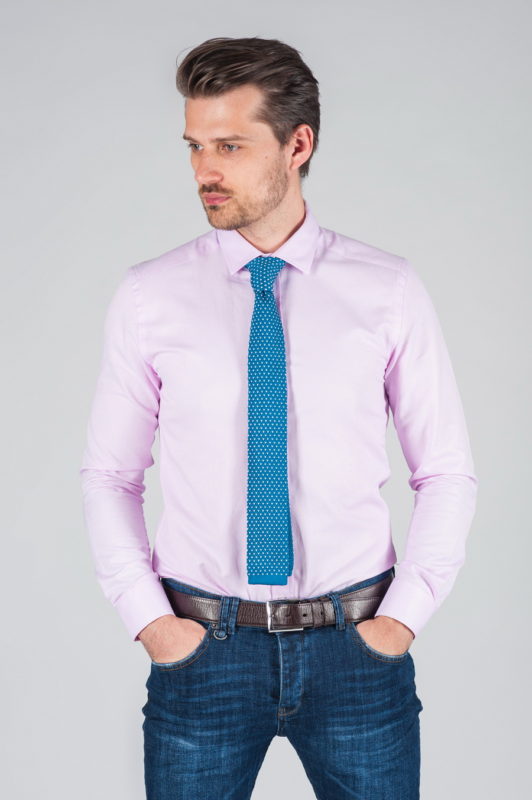 Мужская рубашка розового цвета Арт.:6-005-3