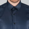 Мужская рубашка синего цвета. Арт.:5-006-12