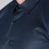 Мужская рубашка синего цвета. Арт.:5-006-12