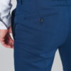 Синие брюки зауженного кроя. Арт.:6-012-8