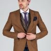 Кэжуал пиджак коричневого цвета Арт.:2-026-2