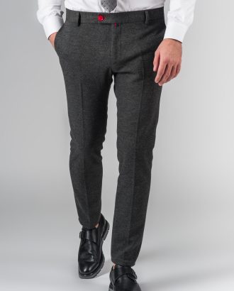 Укороченные брюки серого цвета Арт.:5-202-3