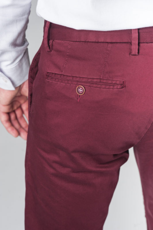 Модные брюки цвета бордо. Арт.:6-238-2