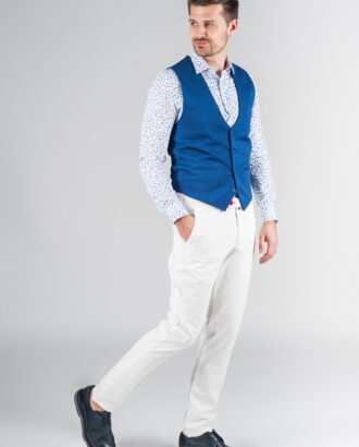 Белые мужские брюки. Арт.:6-239-3