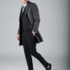 Мужское демисезонное пальто серого цвета. Арт.:1-270-2
