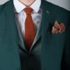 Фактурный зеленый пиджак. Арт.:2-271-4