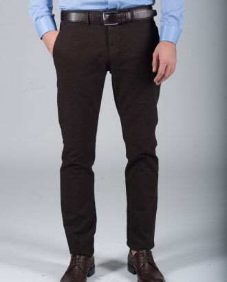 Стильные брюки коричневого цвета. Арт.:6-276-2