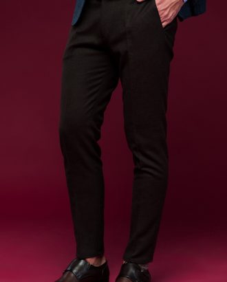 Укороченные брюки темного цвета. Арт.:6-473-3