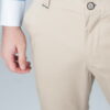 Светло-бежевые хлопковые брюки. Арт.:6-243-1