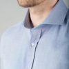 Мужская голубая рубашка приталенного кроя. Арт.:5-284-3
