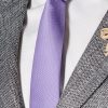Сиреневый галстук из жаккардовой ткани. Арт.:10-47