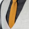 Фактурный галстук горчичного цвета. Арт.:10-34