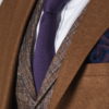 Яркий синий фактурный галстук. Арт.:10-20