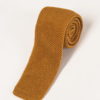 Вязанный оранжевый галстук. Арт.:10-51