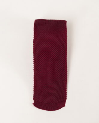 Фактурный бордовый галстук. Арт.:10-36