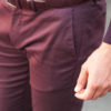 Мужские брюки бордового цвета. Арт.:6-501-2