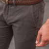 Коричневые брюки с умеренной зауженностью. Арт.:6-504-23