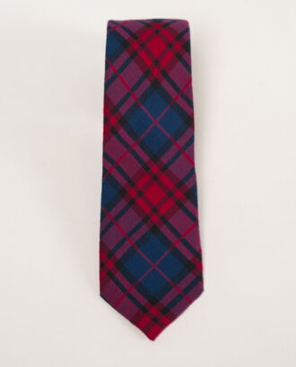 Трикотажный галстук в шотландскую клетку. Арт.:10-01