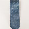 Голубой галстук с мелким принтом. Арт.:10-10
