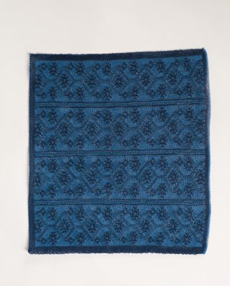Фактурный нагрудный платок синего цвета. Арт.:11-02