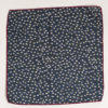 Синий нагрудный платок с узором пейсли. Арт.:11-07