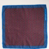Нагрудный платок бордо с принтом. Арт.:11-26
