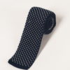 Синий галстук с синим принтом. Арт.:10-40