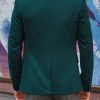 Зеленый мужской пиджак приталенного кроя. Арт.:2-582-4