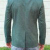 Модный мужской пиджак в зеленом цвете. Арт.:2-590-1