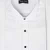 Белая рубашка с черными пуговицами. Арт.:5-514-8