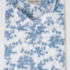 Белая рубашка с синим принтом. Арт.:5-509-8