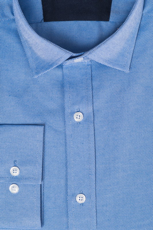 Голубая рубашка из хлопка. Арт.:5-518-3