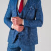 Мужской костюм-тройка синего цвета. Арт.:4-603-24