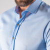 Голубая мужская рубашка. Арт.:5-608-8