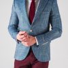 Модный мужской пиджак фиолетового цвета. Арт.:2-618-5