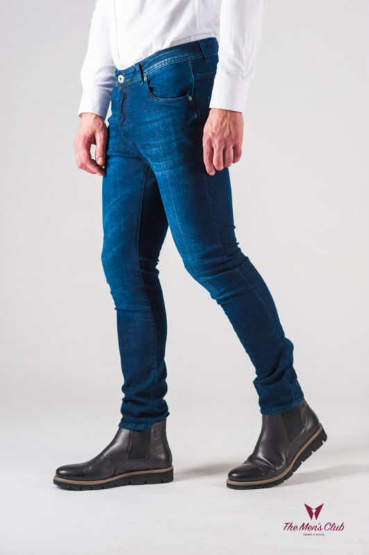 Мужские синие джинсы. Арт.:7-618