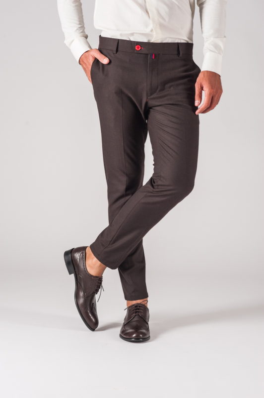 Мужские брюки коричневого цвета. Арт.:6-701-3