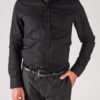 Черная мужская рубашка. Арт.:5-706-3