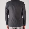 Мужской трикотажный пиджак серого цвета. Арт.:2-709-5
