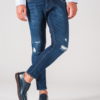 Мужские джинсы скинни темно-синего цвета. Арт.:7-712