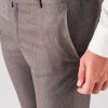 Светло-коричневые мужские брюки. Арт.:6-717-3