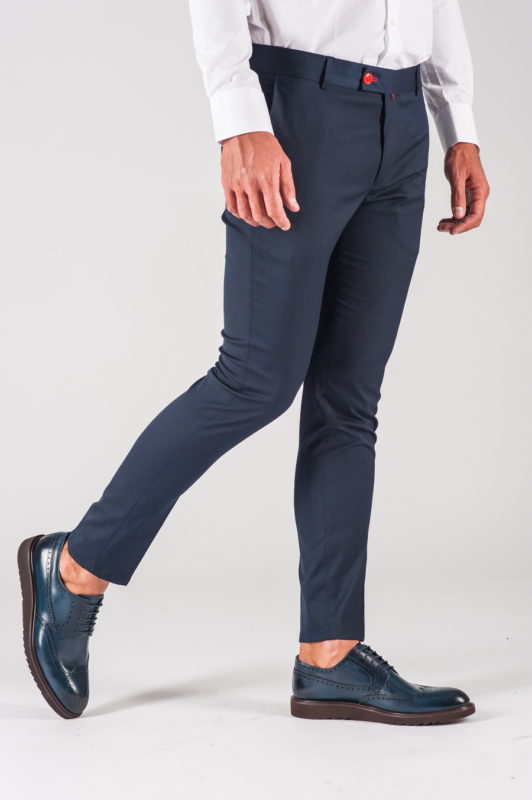 Темно-синие мужские брюки. Арт.:6-722-3
