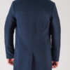 Зимнее мужское пальто синего цвета приталенного кроя. Арт.:1-724-10