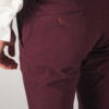 Мужские брюки на каждый день бордового цвета. Арт.:6-730-2