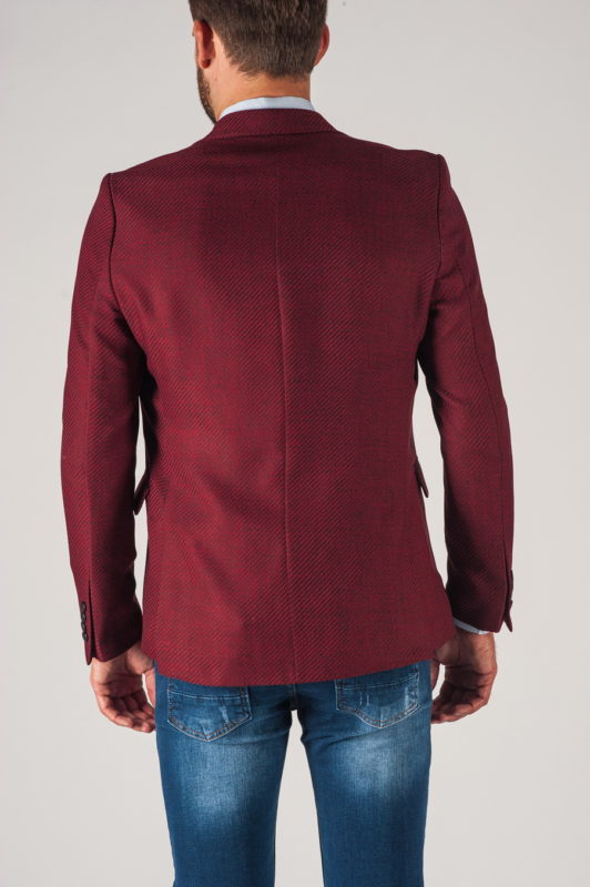 Мужской пиджак в  бордовом цвете. Арт.:2-741-5