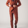 Мужской костюм-тройка коричневого цвета. Арт.:4-749-5