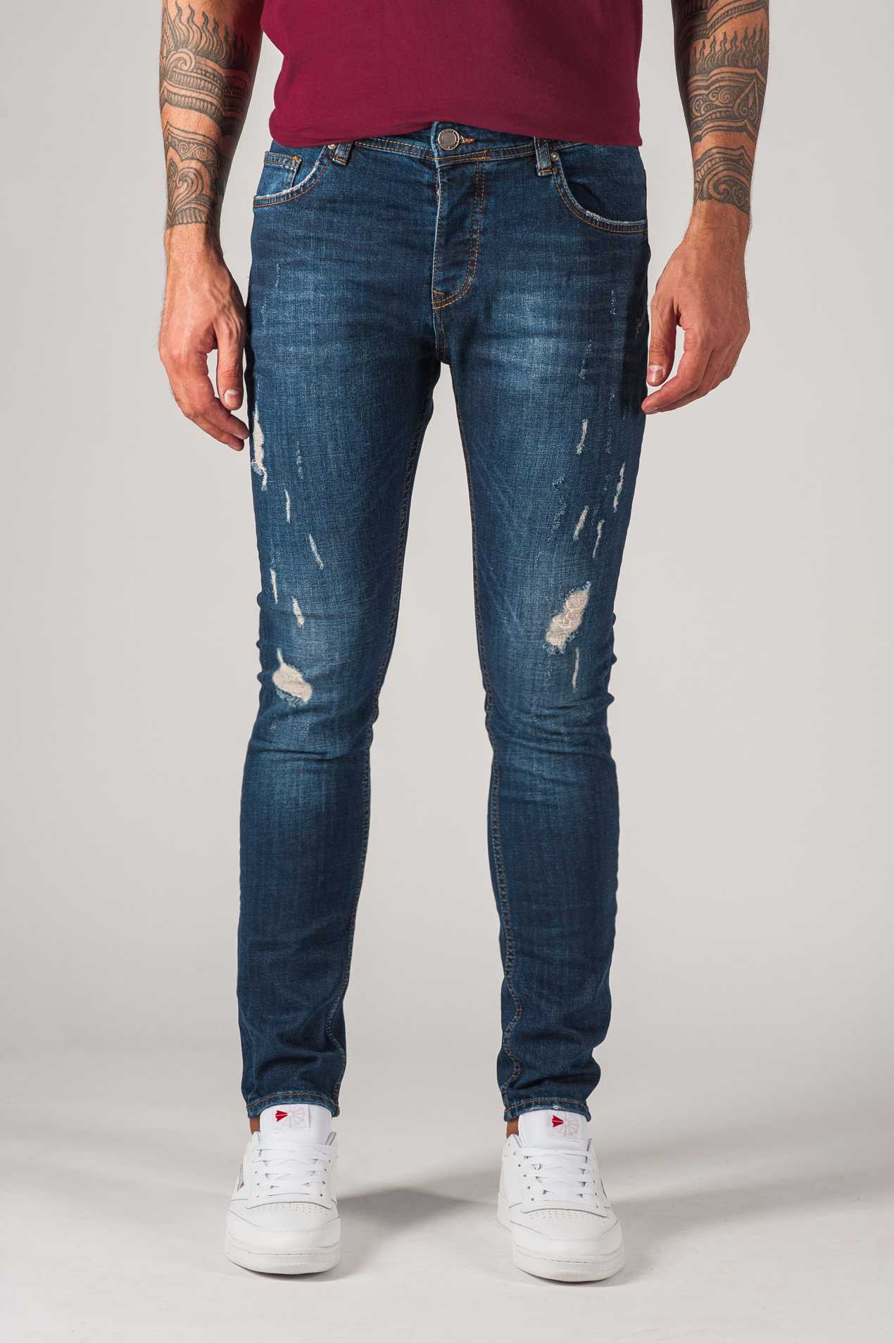 джинсы с коноплей
